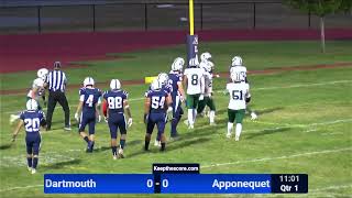 ARHS Football vs Dartmouth 10424 [upl. by Cully]