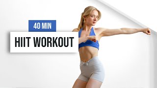 40 MIN SUMMER SHRED HIIT WORKOUT  Advanced No Equipment No Repeats [upl. by Aifos]