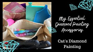 What Are My Essential Diamond Painting Accessories  Packing What I Need For My Holiday [upl. by Doy692]