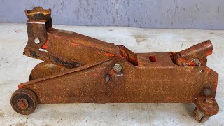 Restoration Hydraulic Floor Jacks  How to Repair a Hydraulic Jack [upl. by Tiloine670]