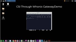 CSI Linux 2021 1  Using Whonix Gateway for Tor [upl. by Sebastian]