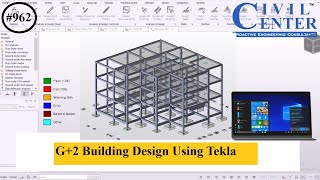 Tekla Structural Designer Tutorial  Complete RCC Building Design  TSD  Tekla Software [upl. by Fletch]