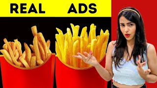 Foods in TV Ads vs in REALITY SHOCKING [upl. by Dav642]