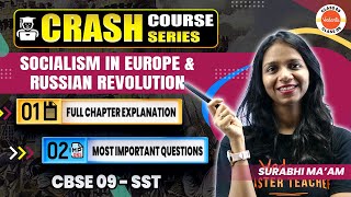 Socialism in Europe And the Russian Revolution class 9  Most Important Questions  Class 9 SST [upl. by Parthinia]