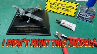 I didnt PAINT this AIRFIX Focke Wulf Fw109A5 1100 MINIKIT [upl. by Welford]