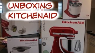 KITCHENAID ARTISAN UNBOXING  Rosislife [upl. by Delila]