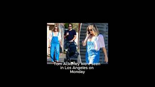 Margot Robbie and Tom Ackerley take their newborn for a stroll in Los Angeles 👶🍼🌞margotrobbie [upl. by Nnaxor919]