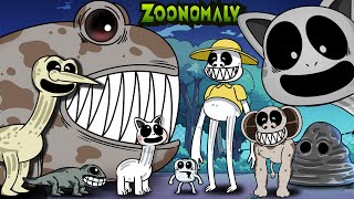 Zoonomaly  All Monsters Size Comparison  Zoonomaly MONSTER Height Comparison  Zoonomaly Animation [upl. by Melania]