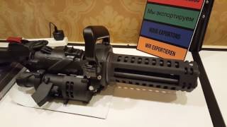 2017 Shot Show  2017 XM556 Microgun Minigun by Empty Shell [upl. by Elehcin46]