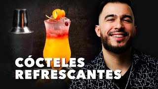 Bebidas con VODKA MUY FACILES de preparar 🍹 001 COCTELES POPULARES [upl. by Nongim]