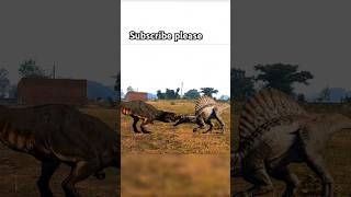 T rex chase dinosaur shortsdinosaurjurassicworldviralvideoshorts [upl. by Hardigg]