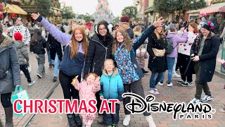 OUR FIRST DAY OF CHRISTMAS AT DISNEYLAND PARIS 🎄 [upl. by Quar140]