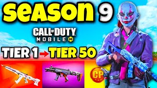 NEW SEASON 9 BATTLE PASS in COD MOBILE 😍 [upl. by Geanine]