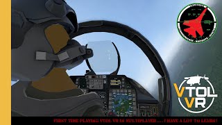 First Time Playing VTOL VR in Multiplayer I have a LOT to learn [upl. by Llien]