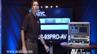 Blackmagic Design ATEM TV Studio HD Switcher SWATEMTVSTU Overview Part 1 AValivecom [upl. by Fabria662]