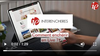 FAQ  Comment enchérir en LIVE [upl. by Ahcropal]