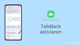 TalkBack aktivieren Android 15 [upl. by Anilrac]