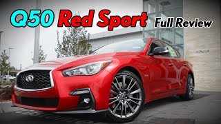 2018 Infiniti Q50 Red Sport 400 Full Review [upl. by Mcgruter]