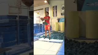 Speed backflip training highlights speed backflip viralvideo gymnasticflips [upl. by Keelby]