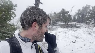 Bridger Ridge in a Blizzard  The Bridger Mountains [upl. by Olivann]