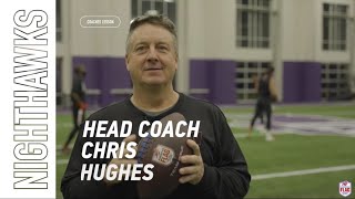 5️⃣ Ways to Avoid a Rusher with Nighthawks Head Coach Chris Hughes🏈 [upl. by Nnalorac95]