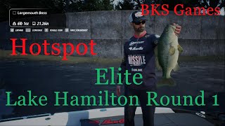 BKS Games  Bassmaster Fishing 2022 1 of 3 Rounds Tournament  Elite Lake Hamilton 2 [upl. by Akla]