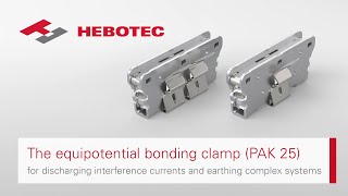 Equipotential bonding clamp PAK  Discharging interference currents and earthing complex systems [upl. by Caiaphas]