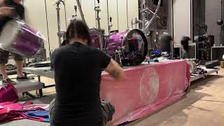 Steel Panther Drum Setup timelapse [upl. by Engleman]