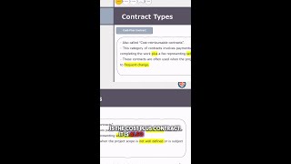 Understanding Cost Plus Contracts in Construction Projects shorts [upl. by Rustie]