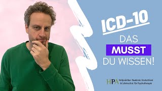 ICD10 – Das musst Du wissen um die Heilpraktiker Prüfung zu bestehen [upl. by Znerol17]