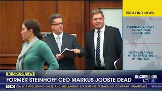 Former Steinhoff CEO Markus Jooste dies [upl. by Lawtun]