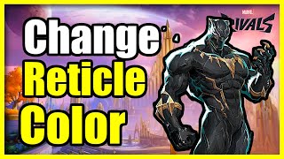 How to Change your Reticle amp Crosshairs Color in Marvel Rivals Easy Tutorial [upl. by Airamesor923]