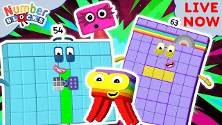 🔴 Numberblocks  ALL NEW SEASON 7 FULL EPISODES  New Times Tables amp Adventures  Educational Fun [upl. by Emmalyn]