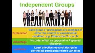 Research designs  VCE Psychology [upl. by Chang]