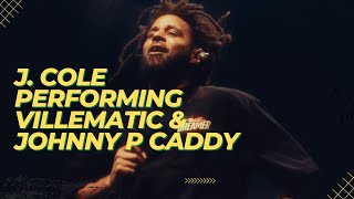 J Cole performing Villematic amp Johnny Ps Caddy over Devil in a New Dress beat [upl. by Einneg]