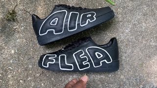 SIMPLE BUT 🔥 CPFM X AIR FORCE 1 BLACK WITH ON FOOT FROM THE OTHER SIDE [upl. by Duyne]