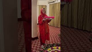 Gurujis Sister Krishna Didi offering Aarti to Guruji on Pooranmashi 300defencecolony [upl. by Rudin256]