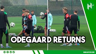 ODEGAARD IS BACK Arsenal captain RETURNS ahead of Inter clash [upl. by Derfniw302]