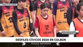 NOTA Desfiles Cívicos 2024 en Colbún 17 09 [upl. by Atirys]