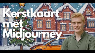 Persoonlijke kerstkaart ontwerpen met Midjourney [upl. by Reeher]