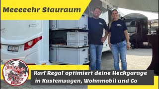 Mehr StauraumRegalsystem im WohnmobilKastenwagen und Co​⁠KarlRegal hat deine Lösung [upl. by Phio300]