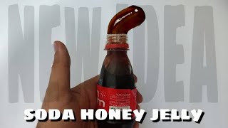 how to make frozen soda and honey jelly with Gummi candy ll ساخت نوشابه ژله ای در خانه [upl. by Apfel]