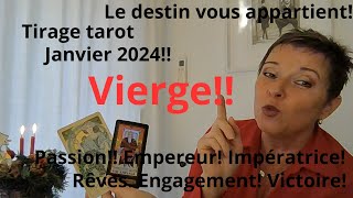 Tirage tarot Janvier 2024 pour la Vierge [upl. by Leonard720]