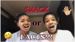 SMACK or FACTS ft my sister Chisom🥰 Chidera Abel [upl. by Yrahca]