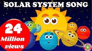 Solar System Song  Nursery Rhymes Sing Along  Planets Song [upl. by Dirrej718]