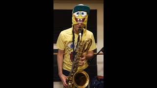 Krusty Krab Theme Song saxophone cover [upl. by Yorgos173]