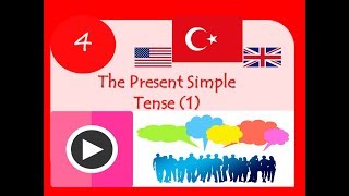 Present Simple Tense 1 Geniş Zaman SADE ANLATIM  ingilizce öğreniyoruz ingilizce öğreniyorum [upl. by Ahcsrop]