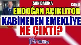 Son Dakika Erdoğan Açıklıyor Kabineden Emekliye Ne Çıktı [upl. by Giuliana445]