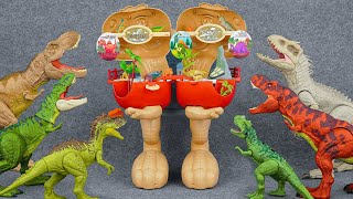 120 Minutes Satisfying with Unboxing Trex Dinosaur Garden Full Set ASMR  Review Toys [upl. by Shoshana]