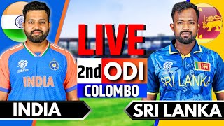 India vs Sri Lanka 2nd ODI  Live Cricket Match Today  IND vs SL Live Match Today  IND vs SL ODI [upl. by Benjamen]